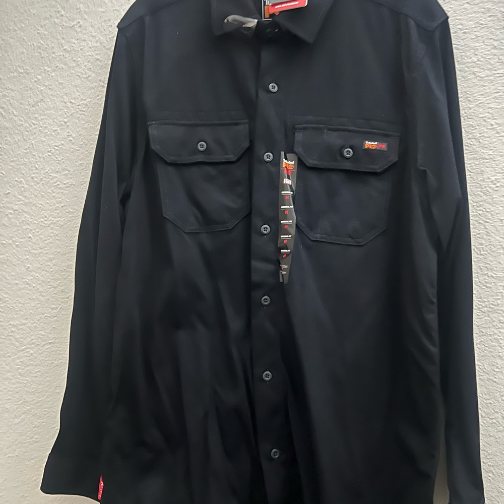 Timberland PRO Black Button-Up Shirt